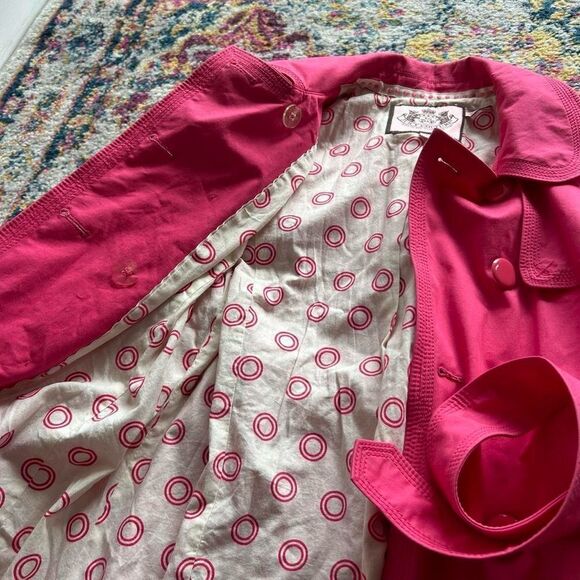 Y2k Juicy Couture double breasted pink trench coat - Picture 7 of 8